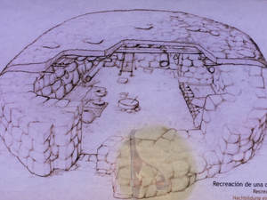 Picture af skitse af ruinen ved Faro